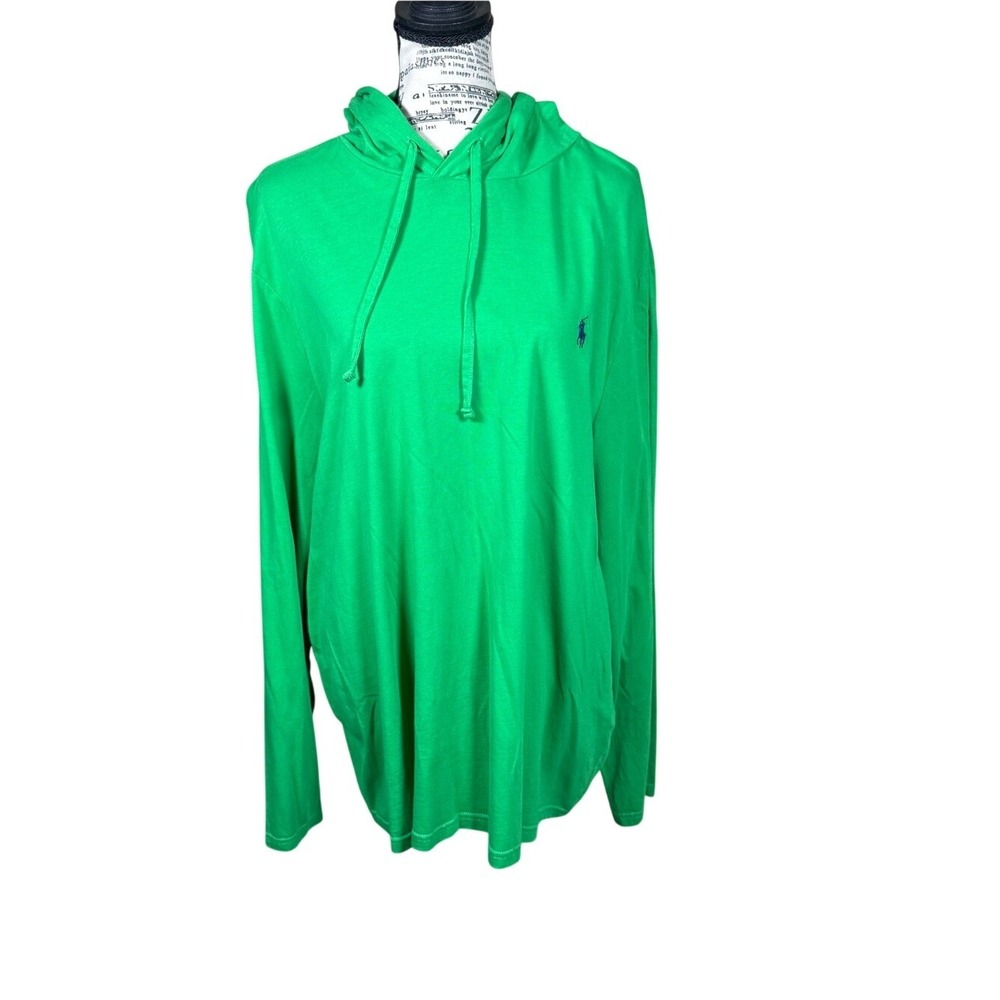 Polo by Ralph Lauren Bright Green Logo Tee Hoodie